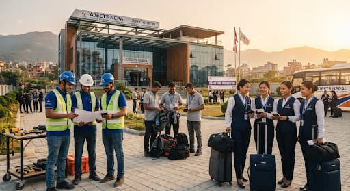 AJEETS Nepal global recruitment office