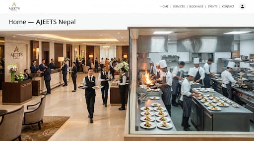 Hospitality and catering professionals